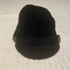 Ugg black knit cap.  OS